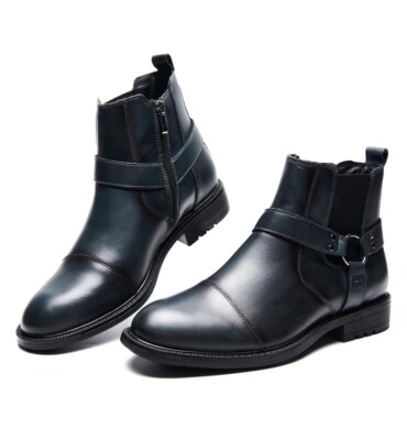Arkbird Chelsea Boots Stylish and Comfort Leather Oxfords Ankle Boots Size 10 Amazon.com | Arkbird Chelsea Ankle Boots, Leather Lined  main image 2