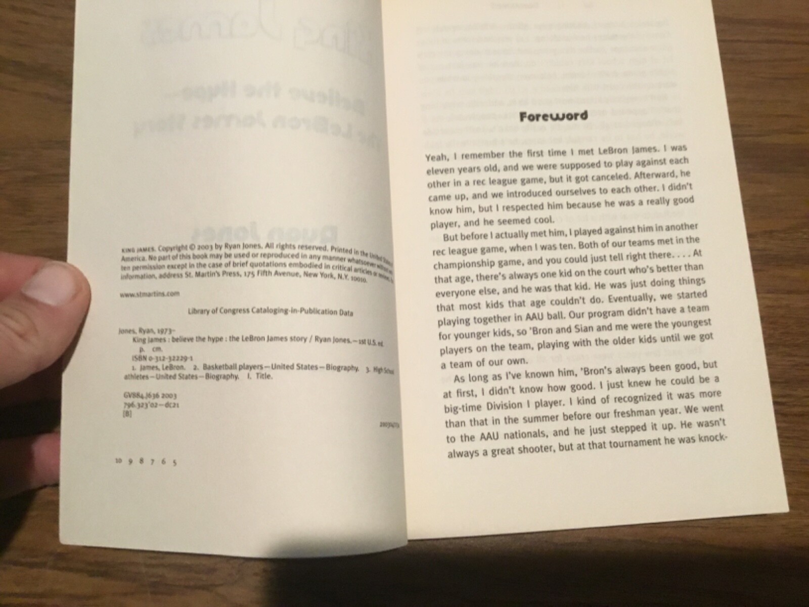 king james believe the hype