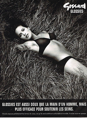 REKLAME WERBUNG 025 1997 GOSSARD BH unter der Kleidung