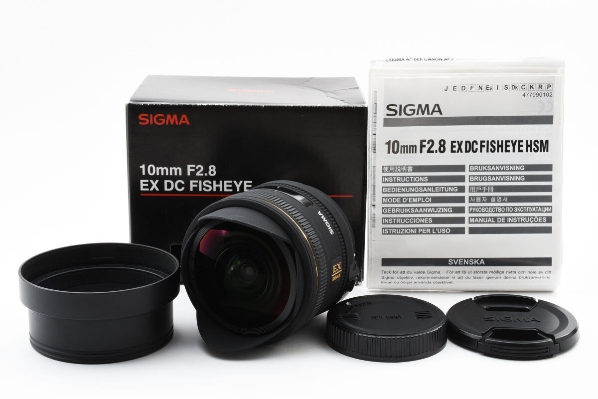 MINT SIGMA Sigma 10mm F2.8 EX DC FISHEYE HSM SONY Original box