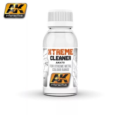 AK Interactive AK470 - Xtreme Cleaner & Thinner For Xtreme Metal Colour Rang