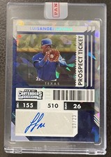 2022 Chronicles Contenders Luisangel Acuna PROSPECT TICKET Auto CRACKED ICE /23 