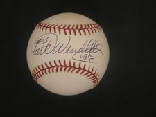 TURK WENDELL SIGNED OFFICIAL NATIONAL LEAGUE BASEBALL INSCRIBED WITH 
