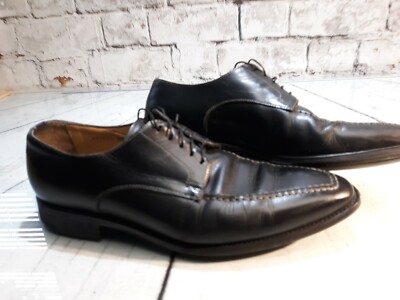 Mens Santoni Black Leather Oxford Dress Shoes Size 9.5 D Black Italy | eBay Mens Santoni Black Leather Oxford Dress Shoes Size 9.5 D Black Italy | eBay