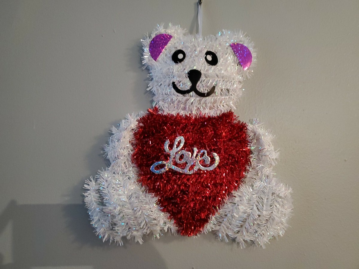 Broche Vintage Avon - Ours En Peluche (Teddy Bear) Avec Cœur, Signée JH-53, Bijou De Collection