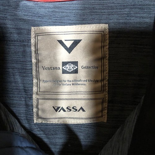 NEW Vassa Madrone 1/2 Snap Button Quilted Pullover Mens Size Medium Black Hiking - Afbeelding 7 van 13