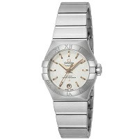 Unused OMEGA Constellation 127.10.27.20.02.001 White Women's Watch in Box