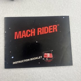 Mach Rider NES Nintendo 5 Screw Cart, Manual & RENTAL CASE Tested