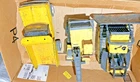 Vintage Tonka Truck Lot of 3 Steel Construction Toys AS IS Parts Restore