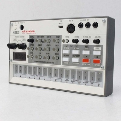 KORG volca sample2 Digital Sample Sequencer Boxed w/ Cables & Manual Tested