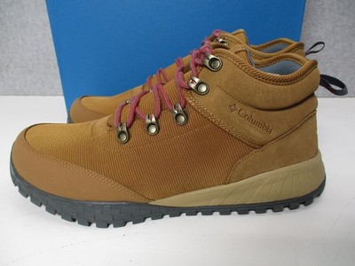 Columbia Fairbanks Mid Waterproof Boots Elk Brown Graphite Mens Sz 12
