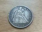 1872 Seated Liberty Silver Dollar