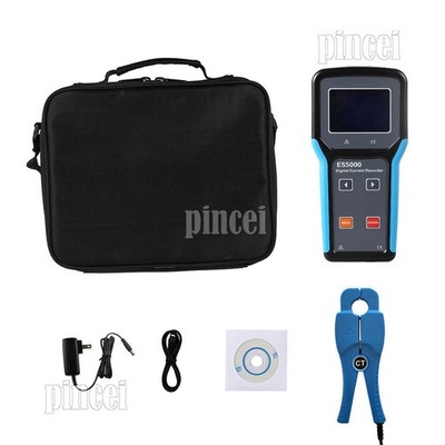 ES5000 0mA-200A Digital Clamp Ammeter Current Recorder Support TF Card Storage