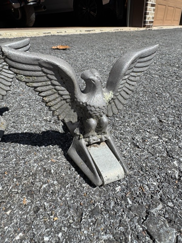 Lot 12 Vintage Cast American Eagle Snow Bird Aluminum Metal Ice Roof America 250