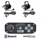 Rugged Radios RRP696PLUS 2 Place Offroad Intercom Kit Cables Headsets