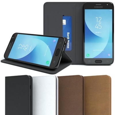 EAZY CASE für Samsung Galaxy J3 2017 Handytasche Hülle Vintage Schutzhülle Etui