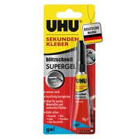 Uhu Sekundenkleber Blitzschnell Supergel 10 G Sekundenkleber