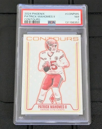 2024 Panini Phoenix - Contours Patrick Mahomes II #CON-PMS PSA 7 NM Chiefs