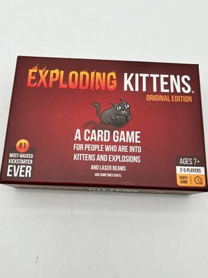 Exploding Kittens Card Game 2022 Original Edition Party Family Strategy COMPLETE