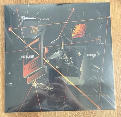 Rise Against - Ricochet Signed Orange Smoke Vinyl LP Autographed Insert Album US