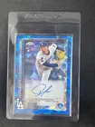 Roki Sasaki 2025 Topps Chrome Update Sapphire Edition - Blue Auto /199 (RC)