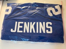 Autographed/Signed Janoris Jenkins Jackrabbit New York Blue Jersey JSA COA