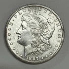1887-S San Francisco Morgan Silver Dollar Brilliant Uncirculated Better Date