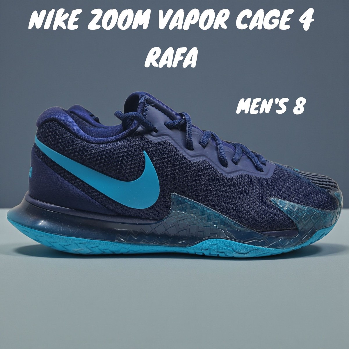 Nike Zoom Vapor Cage 4 Rafa \'Blue Void\' Laser Blue DD1579-401 Mens Size 14 Shoes Men main image 2