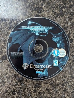 Sega Dreamcast Phantasy Star Online V1 Disc Only Authentic OEM  