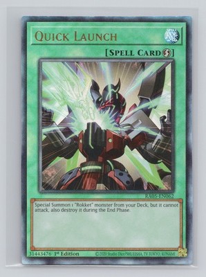 Quick Launch Ultimate Rare Rarity Collection 5 RA05-EN062 NM