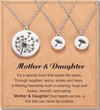 Matching Necklace for Mother Daughter Set for 2/3, Valentines Day Gift