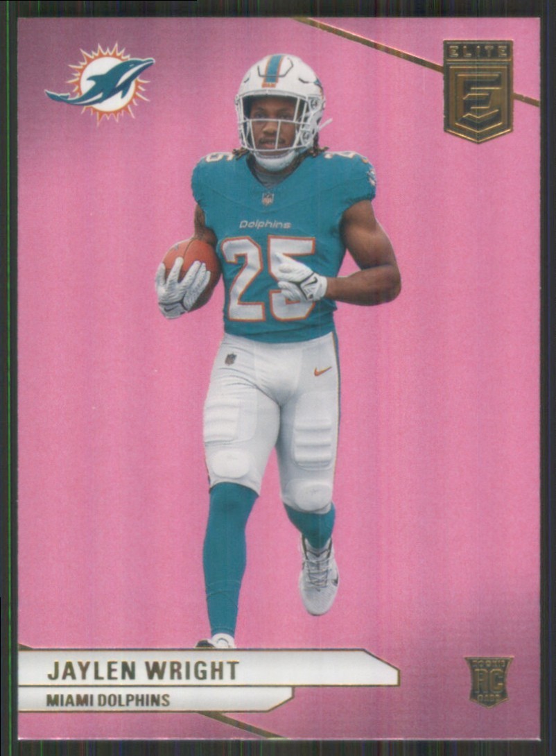 2024 Elite Pink #114 Jaylen Wright Miami Dolphins TW839