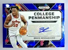 2023-24 PANINI PRIZM DRAFT PICKS BRICE SENSABAUGH BLUE ICE ROOKIE PRIZM AUTO /75