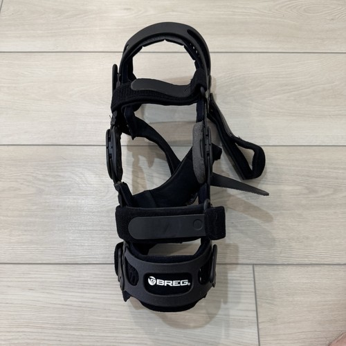 Breg Fusion XT Adjustable Knee Brace Black Size Small Left
