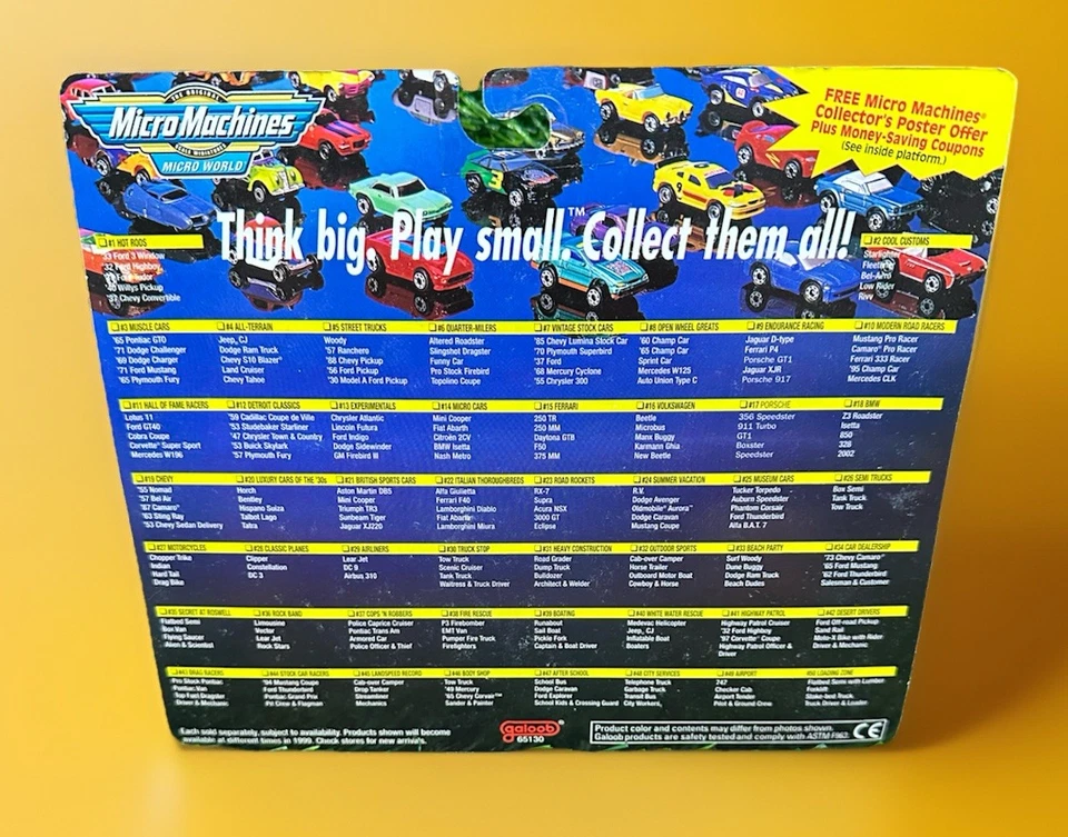 NEW Micro Machines Micro World #49 Airport 1998 Galoob with 5 Extra Cars! - Image 3 of 3