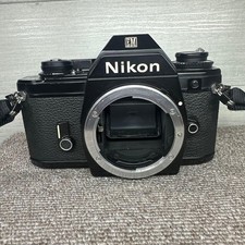 Nikon EM 35mm Film Camera Junk Unconfirmed Function with Dust in Viewfinder
