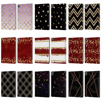 OFFICIAL HAROULITA GOLD ACCENT LEATHER BOOK WALLET CASE FOR APPLE iPAD