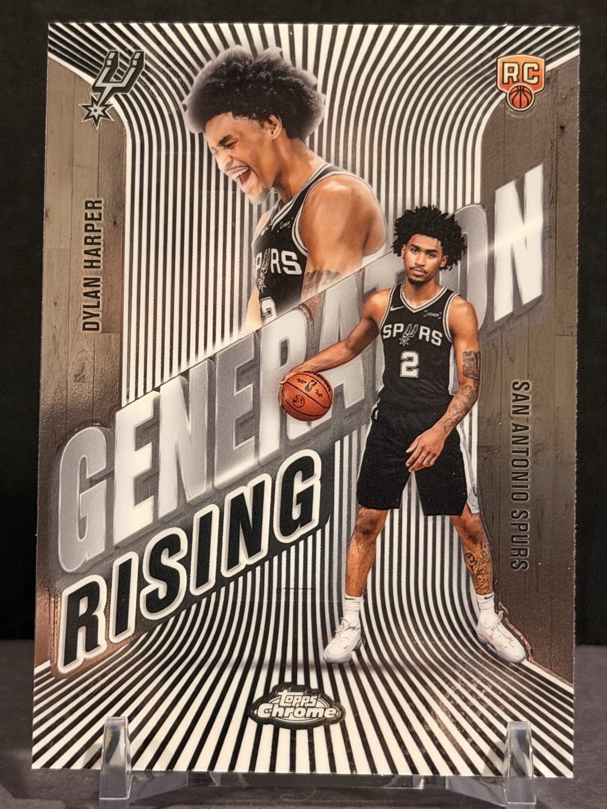 2025 Topps Chrome Basketball DYLAN HARPER ROOKIE RC GENERATION RISING #GR-2