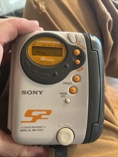 Vintage Sony Walkman S2 FM/AM TV Weather Radio Cassette Player WM FS555 READ