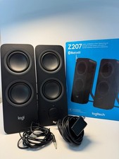 Logitech Z207 2.0 Bluetooth/Wired Computer Speakers 10W Black 3.5mm