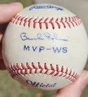 Brooks Robinson Baseball 1970 WS-MVP Autographed (Rare)