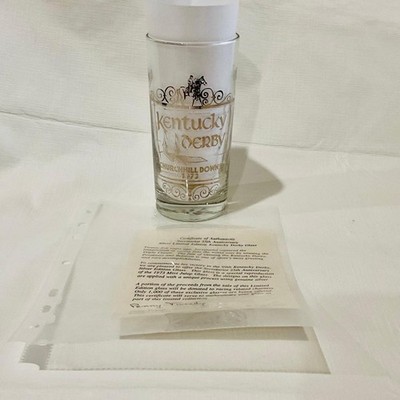 Secretariat 25th Silver Anniversary  Kentucky Derby Glass #644/1,000 w/COA NIB!!