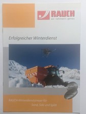 RAUCH Streugeräte Winterdienststreuer Streuer Prospekt 08/2010 Traktor Schlepper