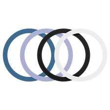 4Pcs Magnetic Sticker Ring, Universal Magnetic Adapter Ring, 4 Colors
