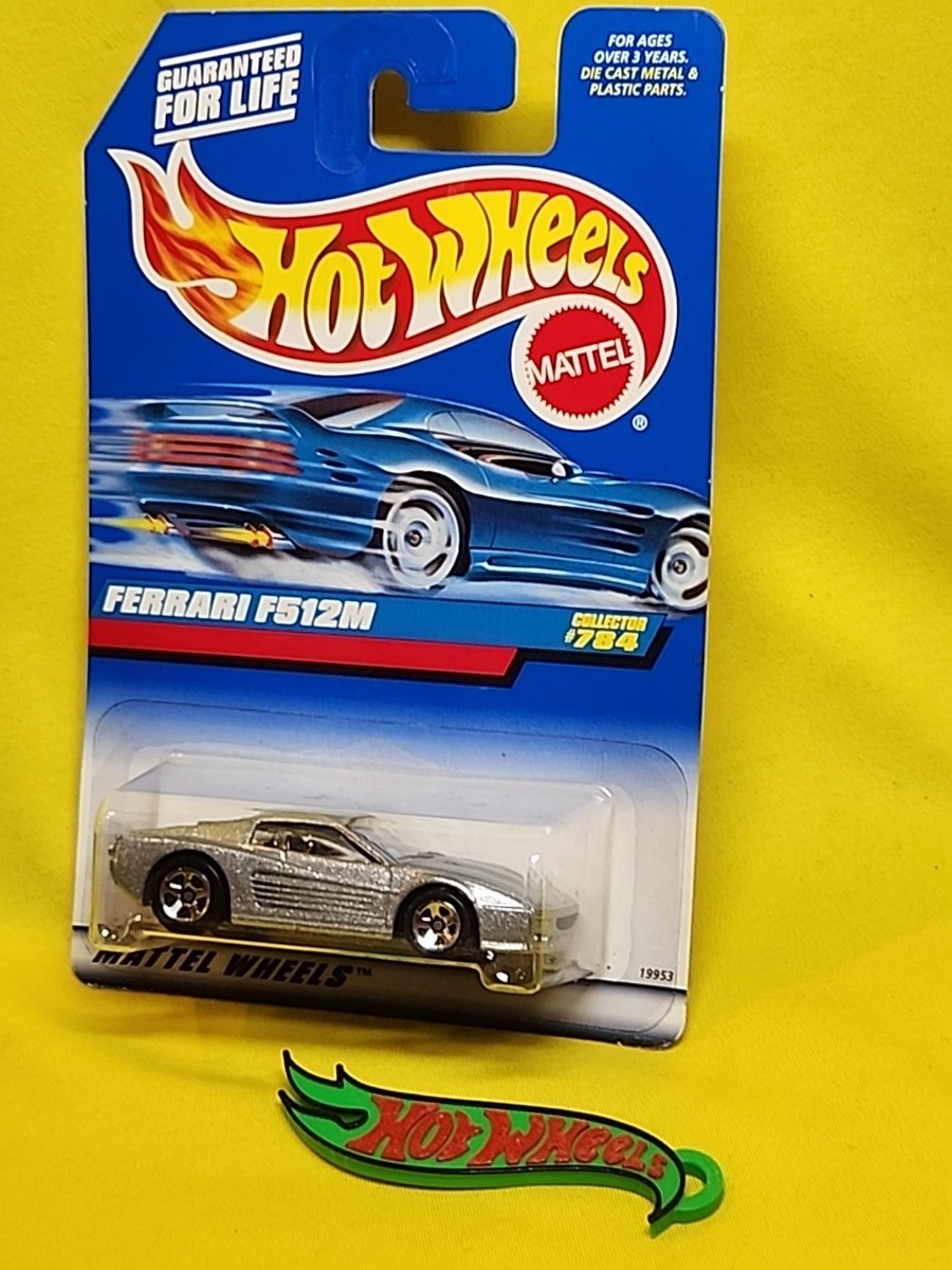 1997 Hot Wheels Ferrari F512M # 784 Silver Car & Free Gift 🔥P | eBay