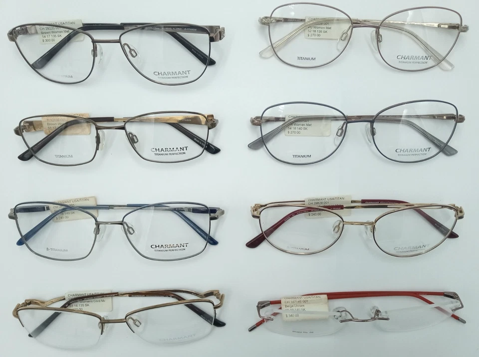 Charmant Eyeglasses Womens CHOOSE SIZE/COLOR/MODEL/FRAME Eyeglass Frames Glasses - Image 3 of 4