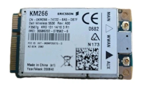 Dell KM266 Wireless 5530 Mini-PCIe Card P/N 0KM266 UMTS WWAN Adapter 3G Module