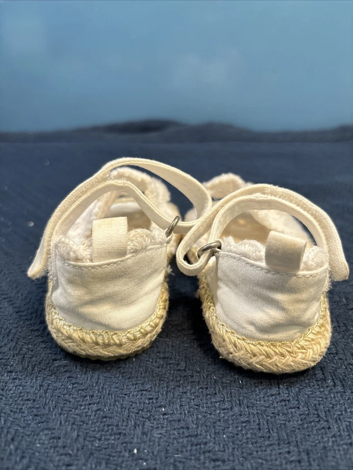 Sandalias JANIE AND JACK Tejidas Blancas Talla 2 Infantil Foto 4 de 4