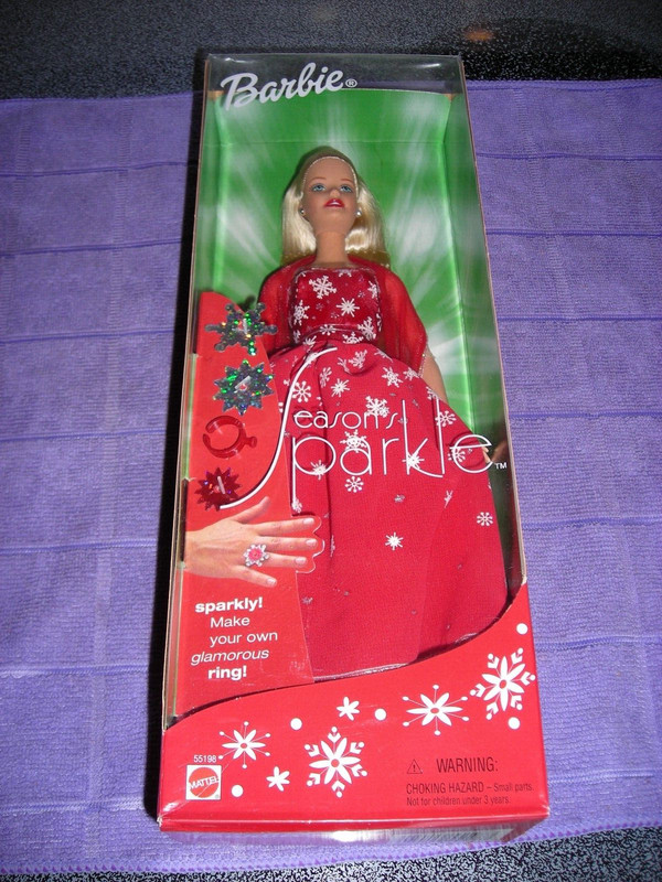 NRFB Season's Sparkle 2001 Barbie Doll Mattel New in the box MINT CONDITION