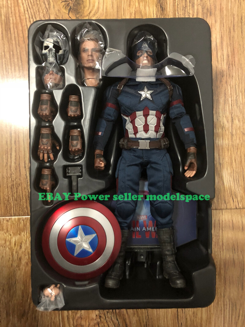 HotToys HT 1/6 MMS350 Captain America Steve Rogers 5.0 Action